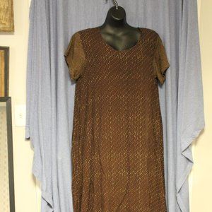 Rayon double layer free size dress